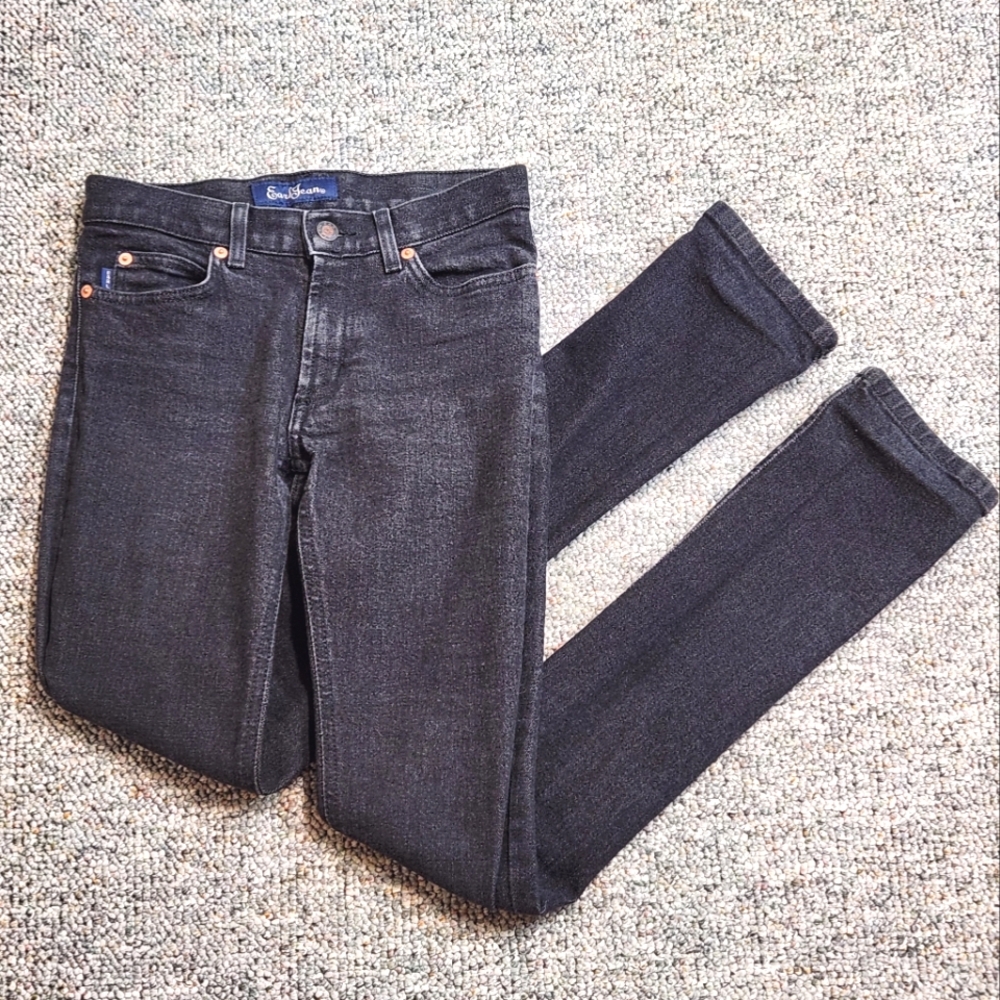 Earl Jean Stretch Low Rise Black Skinny Jean 24